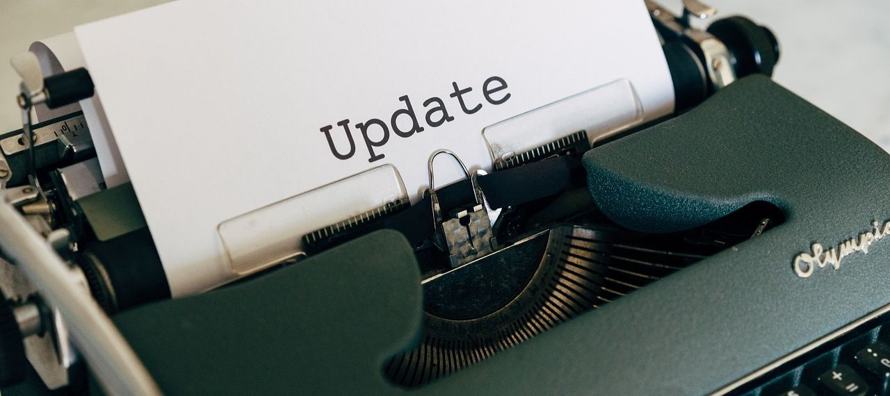 typewriter updates Image by Markus Winkler from Pixabay