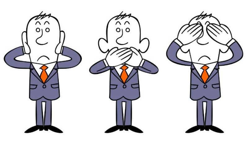 3 men re hear see and speak no evil