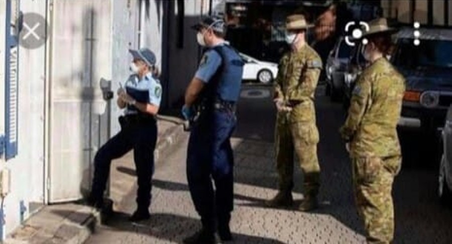 australian military door to door