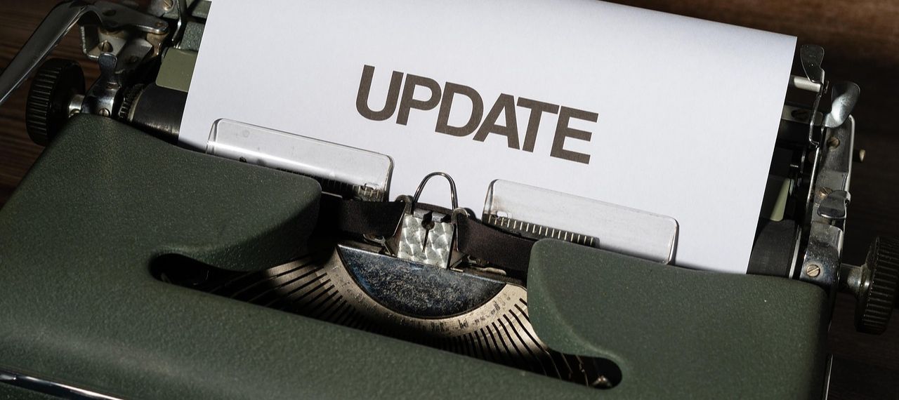 antique typewriter typing update